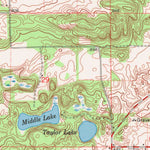 United States Geological Survey Redgranite, WI (1961, 24000-Scale) digital map