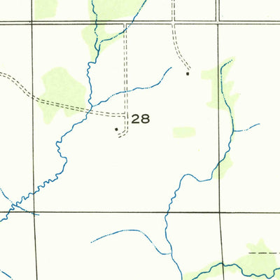 United States Geological Survey Redhead Branch, LA (1947, 31680-Scale) digital map