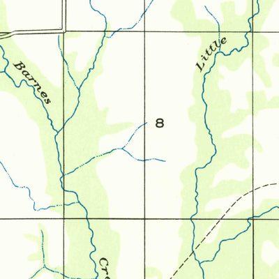 United States Geological Survey Redhead Branch, LA (1947, 31680-Scale) digital map