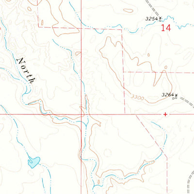 United States Geological Survey Redig, SD (1973, 24000-Scale) digital map