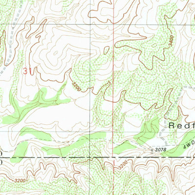 United States Geological Survey Redington, AZ (1981, 24000-Scale) digital map