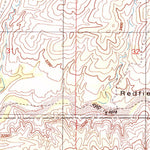 United States Geological Survey Redington, AZ (1996, 24000-Scale) digital map