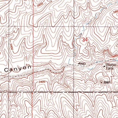 United States Geological Survey Redington, AZ (1996, 24000-Scale) digital map