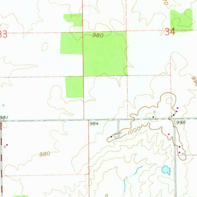 United States Geological Survey Redkey, IN (1960, 24000-Scale) digital map