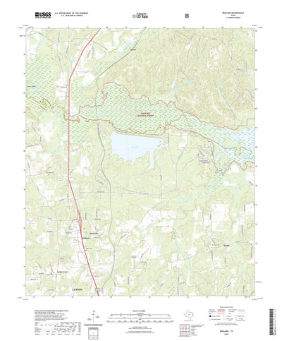 United States Geological Survey Redland, TX (2022, 24000-Scale) digital map