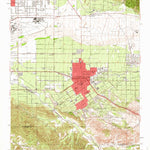 United States Geological Survey Redlands, CA (1954, 24000-Scale) digital map