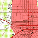 United States Geological Survey Redlands, CA (1954, 24000-Scale) digital map