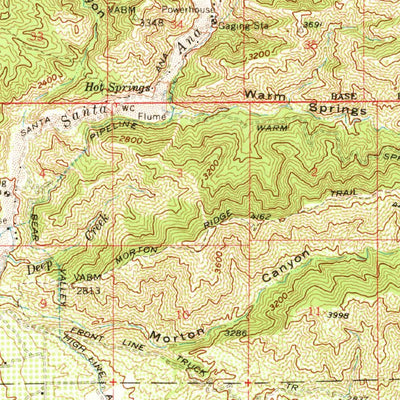 United States Geological Survey Redlands, CA (1954, 62500-Scale) digital map