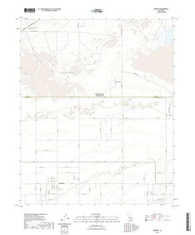 United States Geological Survey Redman, CA (2022, 24000-Scale) digital map