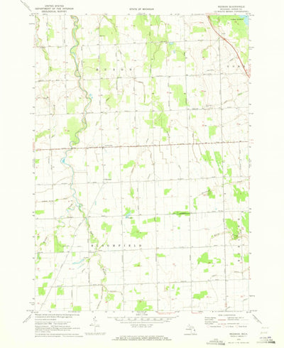 United States Geological Survey Redman, MI (1970, 24000-Scale) digital map