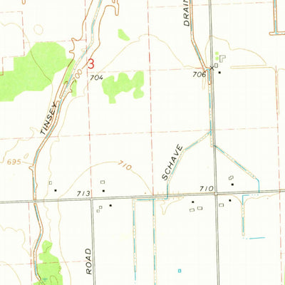 United States Geological Survey Redman, MI (1970, 24000-Scale) digital map