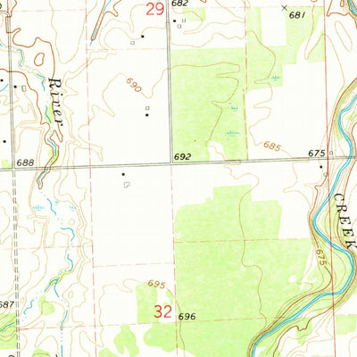 United States Geological Survey Redman, MI (1970, 24000-Scale) digital map
