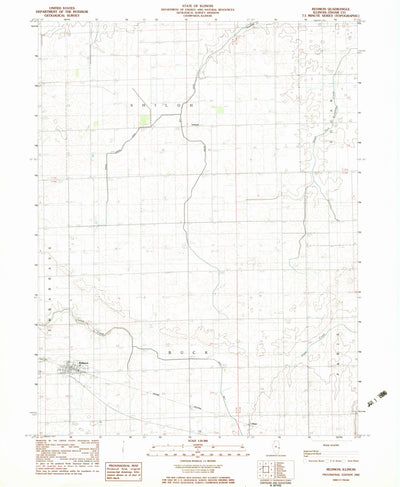 United States Geological Survey Redmon, IL (1982, 24000-Scale) digital map