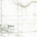 United States Geological Survey Redmon, IL (1982, 24000-Scale) digital map