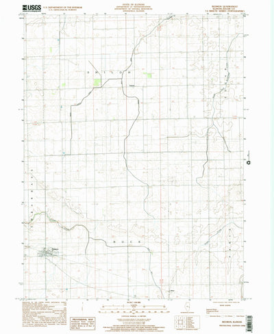United States Geological Survey Redmon, IL (1998, 24000-Scale) digital map