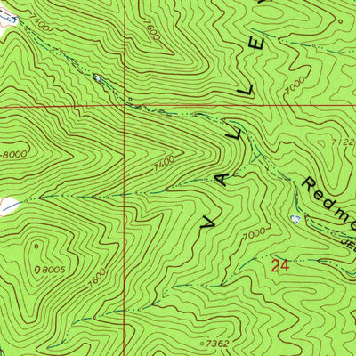 United States Geological Survey Redmond Canyon, UT (1966, 24000-Scale) digital map