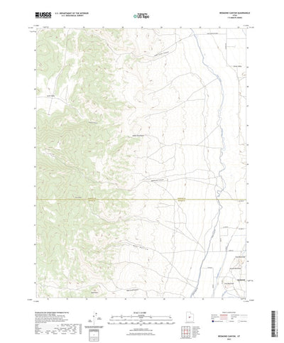 United States Geological Survey Redmond Canyon, UT (2023, 24000-Scale) digital map