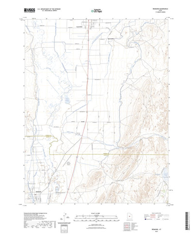 United States Geological Survey Redmond, UT (2023, 24000-Scale) digital map