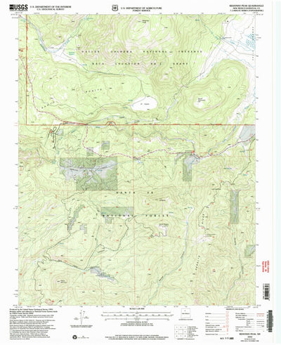 United States Geological Survey Redondo Peak, NM (2002, 24000-Scale) digital map