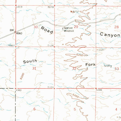 United States Geological Survey Redrock, NM (1959, 62500-Scale) digital map