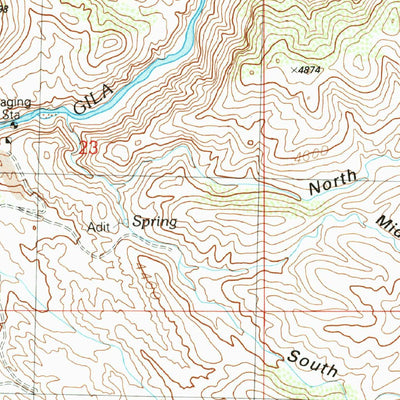 United States Geological Survey Redrock, NM (1990, 24000-Scale) digital map