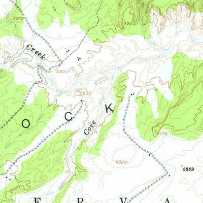 United States Geological Survey Redrock Valley, AZ-NM (1953, 62500-Scale) digital map