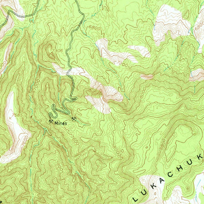United States Geological Survey Redrock Valley, AZ-NM (1953, 62500-Scale) digital map