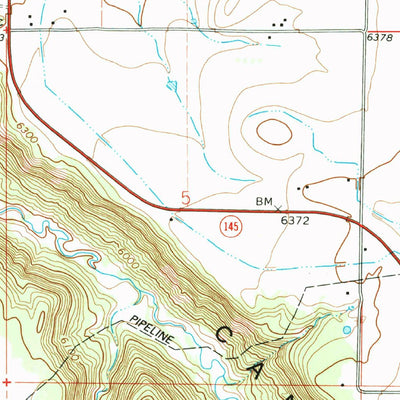 United States Geological Survey Redvale, CO (1994, 24000-Scale) digital map