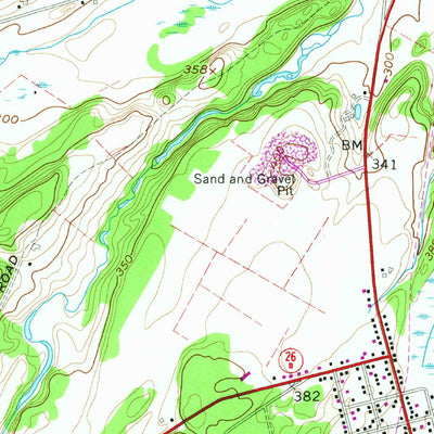 United States Geological Survey Redwood, NY (1958, 24000-Scale) digital map