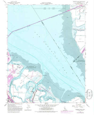 United States Geological Survey Redwood Point, CA (1959, 24000-Scale) digital map