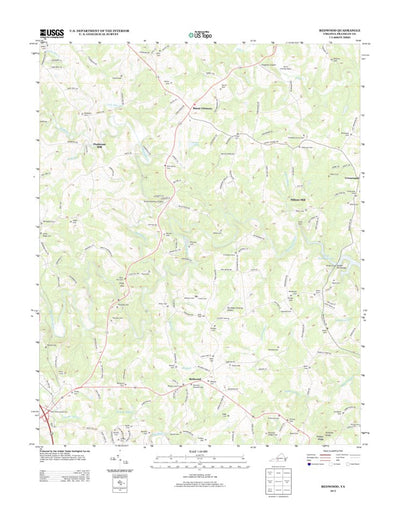 United States Geological Survey Redwood, VA (2013, 24000-Scale) digital map