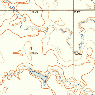 United States Geological Survey Ree Heights NE, SD (1951, 24000-Scale) digital map