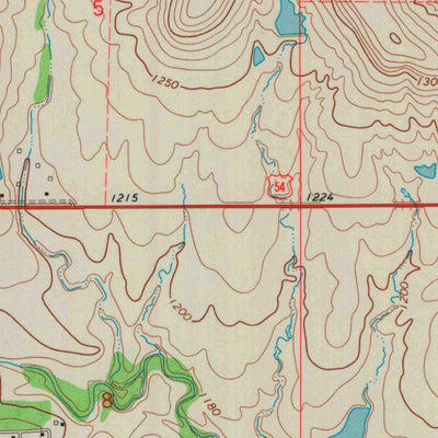 United States Geological Survey Reece, KS (1971, 24000-Scale) digital map