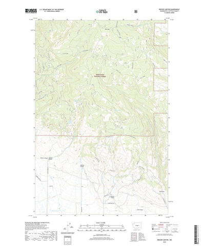 United States Geological Survey Reecer Canyon, WA (2020, 24000-Scale) digital map