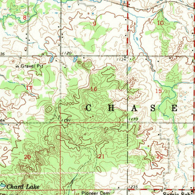 United States Geological Survey Reed City, MI (1959, 62500-Scale) digital map