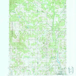 United States Geological Survey Reed City North, MI (1987, 24000-Scale) digital map