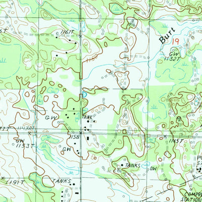 United States Geological Survey Reed City North, MI (1987, 24000-Scale) digital map