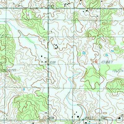 United States Geological Survey Reed City South, MI (1987, 24000-Scale) digital map