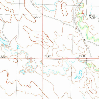United States Geological Survey Reed Dam, SD (1983, 24000-Scale) digital map