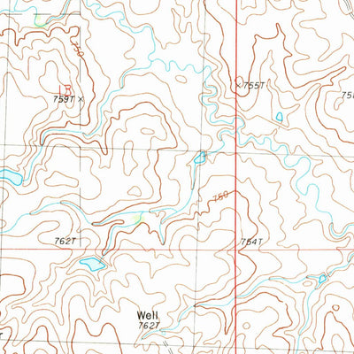 United States Geological Survey Reed Dam, SD (1983, 24000-Scale) digital map