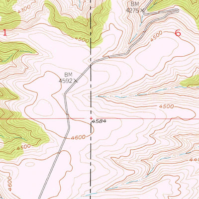 United States Geological Survey Reed Point, MT (1955, 24000-Scale) digital map