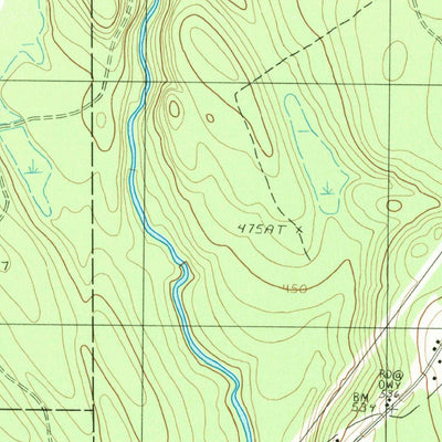United States Geological Survey Reed Pond, ME (1988, 24000-Scale) digital map