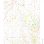 United States Geological Survey Reed Reservoir, WY (1964, 24000-Scale) digital map