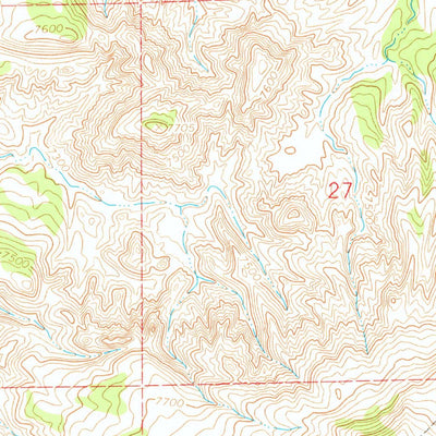 United States Geological Survey Reed Reservoir, WY (1964, 24000-Scale) digital map