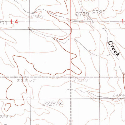 United States Geological Survey Reed Springs, MT (1983, 24000-Scale) digital map