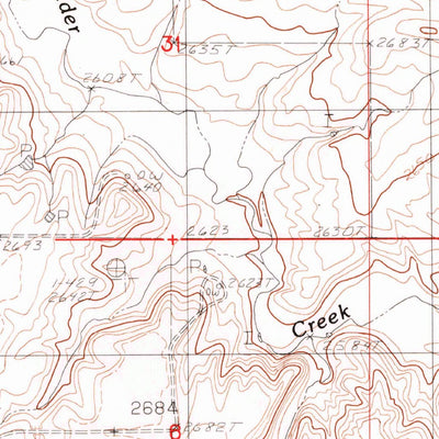 United States Geological Survey Reed Springs, MT (1983, 24000-Scale) digital map