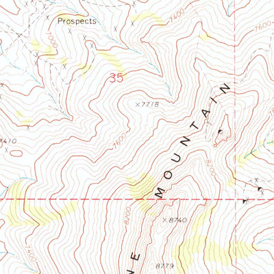 United States Geological Survey Reed Station, NV (1971, 24000-Scale) digital map