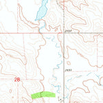 United States Geological Survey Reeder, ND (1969, 24000-Scale) digital map