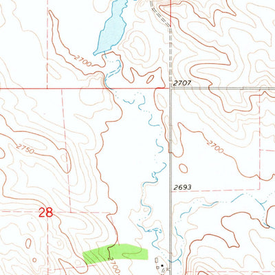 United States Geological Survey Reeder, ND (1969, 24000-Scale) digital map