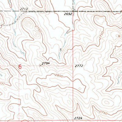 United States Geological Survey Reeder, ND (1969, 24000-Scale) digital map